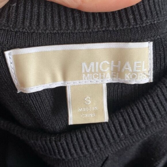 Michael Kors Black Long Sleeve Top - Picture 10 of 10